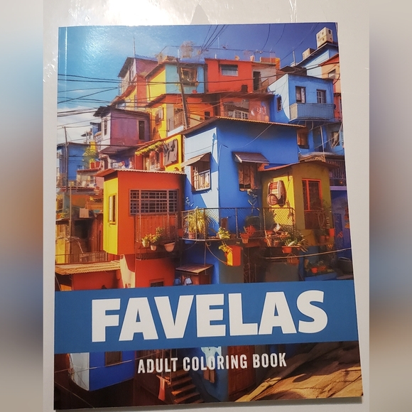 Unbranded Other - Favela- Adult coloring book